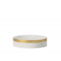 Andrea House - Βάση Για Σαπούνι Classic Marble Effect White