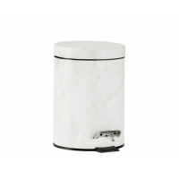 Andrea House - Κάδος Μπάνιου Marbleized White