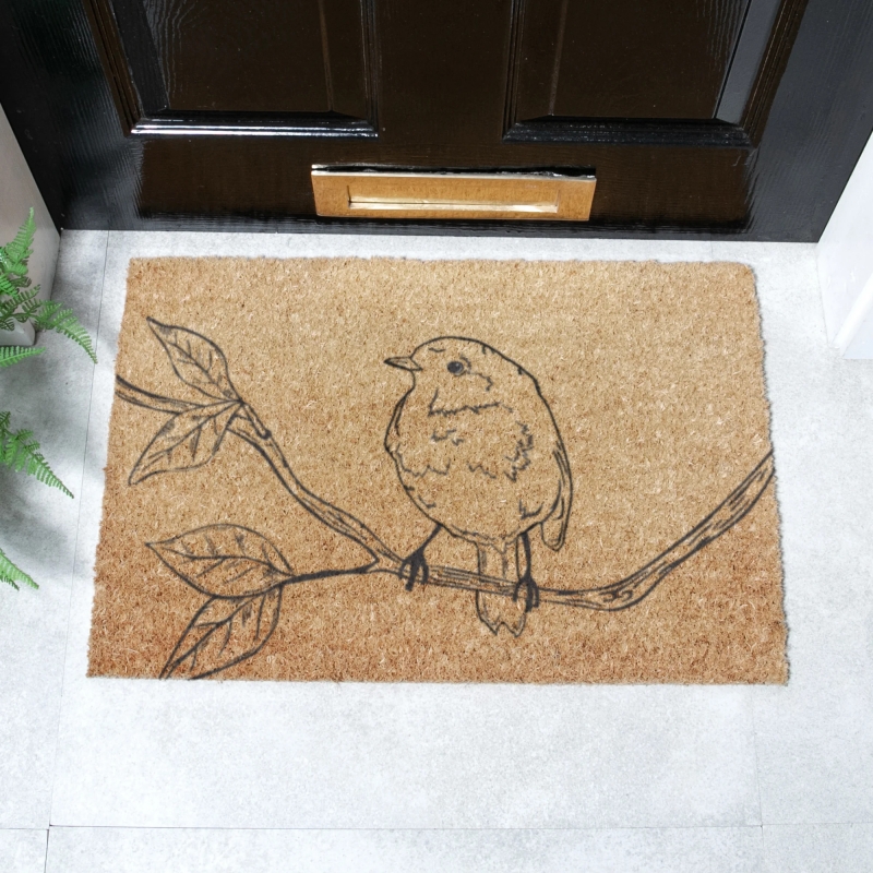 Artsy Mats - Χαλάκι Εισόδου Pencil Robin 60x40cm Artsy Mats - Χαλάκι Εισόδου Pencil Robin 60x40cm