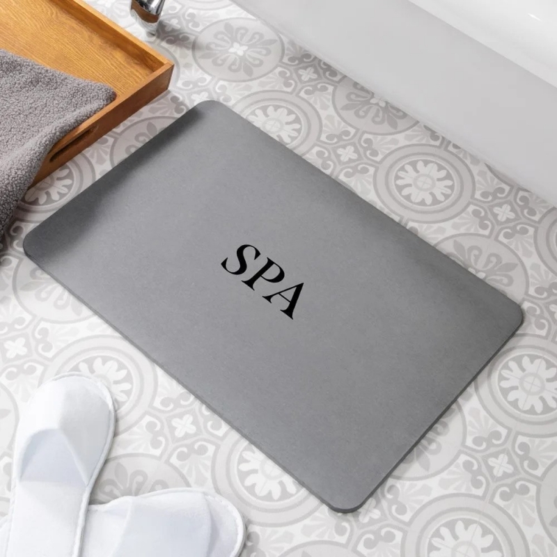 Artsy Mats - Αντιολισθητικό Πατάκι Μπάνιου Spa Grey Stone 39x60cm Artsy Mats - Αντιολισθητικό Πατάκι Μπάνιου Spa Grey Stone 39x60cm