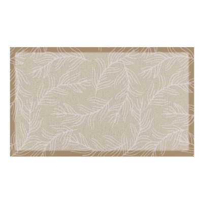 Artsy Mats - Χαλάκι Εισόδου Mocha Leaf Pattern 70x40cm