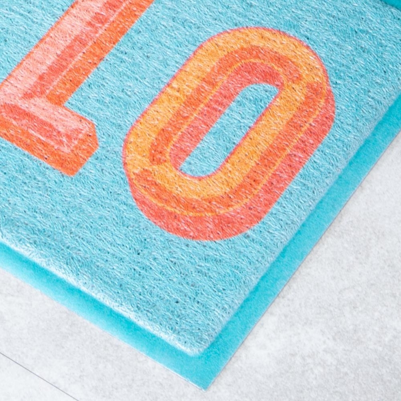 Artsy Mats - Χαλάκι Εισόδου Blue Hello 70x40cm Artsy Mats - Χαλάκι Εισόδου Blue Hello 70x40cm
