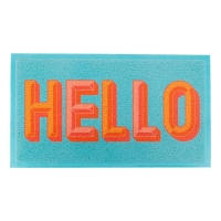 Artsy Mats - Χαλάκι Εισόδου Blue Hello 70x40cm Artsy Mats - Χαλάκι Εισόδου Blue Hello 70x40cm