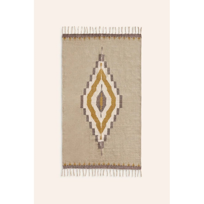 Calma House - Βαμβακερό Χαλί Solrac Mustard 90x150cm