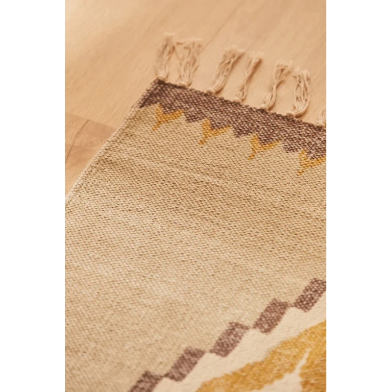 Calma House - Βαμβακερό Χαλί Solrac Mustard 90x150cm