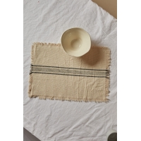 Calma House - Βαμβακερό Σουπλά Capri Black 35x50cm Calma House - Βαμβακερό Σουπλά Capri Black 35x50cm