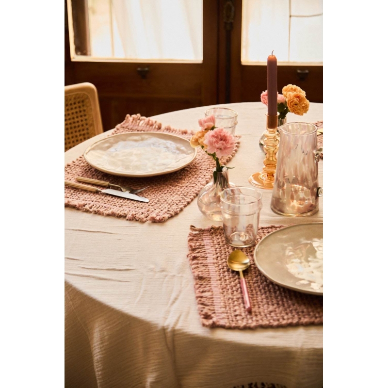 Calma House - Γυάλινη Κανάτα Beira Pink