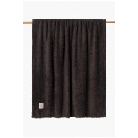 Calma House - Μαλακό Κουβερτάκι Tedy Black 120x180cm