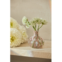 Calma House - Στρογγυλό Γυάλινο Βάζο Beira Pink 10cm Calma House - Στρογγυλό Γυάλινο Βάζο Beira Pink 10cm