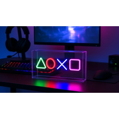 Light Me Up - Επιτραπέζιο Φωτιστικό NEON Box Logo Games Light Me Up - Επιτραπέζιο Φωτιστικό NEON Box Logo Games