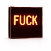 Light Me Up - Επιτραπέζιο Φωτιστικό NEON Mini Box Fuck Light Me Up - Επιτραπέζιο Φωτιστικό NEON Mini Box Fuck