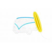 Light Me Up - Φωτιστικό Τοίχου NEON Van Surf Light Me Up - Φωτιστικό Τοίχου NEON Van Surf