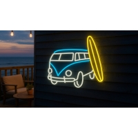 Light Me Up - Φωτιστικό Τοίχου NEON Van Surf Light Me Up - Φωτιστικό Τοίχου NEON Van Surf