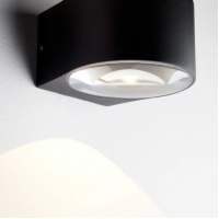 Loom Design - Απλίκα Τοίχου LED Frey Single IP65 Black Loom Design - Απλίκα Τοίχου LED Frey Single IP65 Black