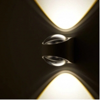 Loom Design - Απλίκα Τοίχου LED Saga IP65 Black Loom Design - Απλίκα Τοίχου LED Saga IP65 Black