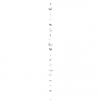 Raeder - Blossom. Χάρτινη Διακοσμητική Γιρλάντα Butterfly Necklace White Grey Raeder - Blossom. Χάρτινη Διακοσμητική Γιρλάντα Butterfly Necklace White Grey
