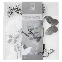 Raeder - Blossom. Χάρτινη Διακοσμητική Γιρλάντα Butterfly Necklace White Grey Raeder - Blossom. Χάρτινη Διακοσμητική Γιρλάντα Butterfly Necklace White Grey