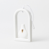 Raeder - Κρεμαστό Πορσελάνινο Διακοσμητικό Mini wall vase Heart
