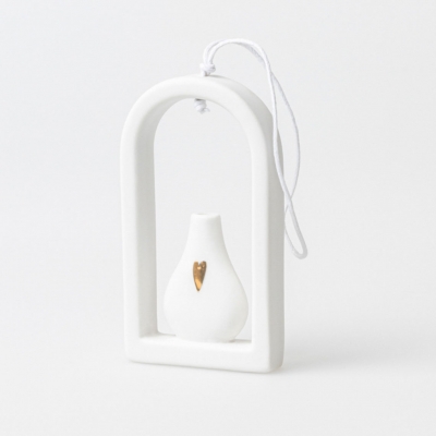 Raeder - Κρεμαστό Πορσελάνινο Διακοσμητικό Mini wall vase Heart