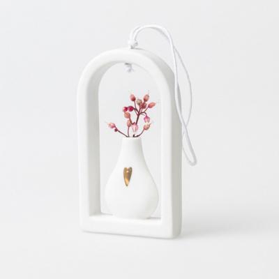 Raeder - Κρεμαστό Πορσελάνινο Διακοσμητικό Mini wall vase Heart