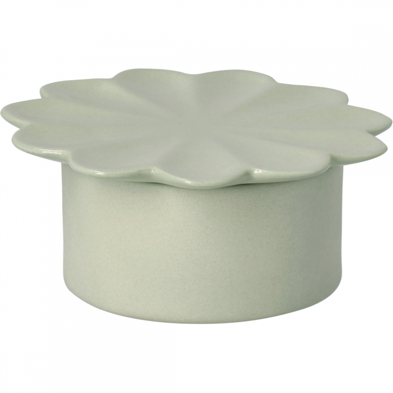 Raeder - Softone. Κεραμικό Μπολ Με Καπάκι Flower Green Raeder - Softone. Κεραμικό Μπολ Με Καπάκι Flower Green
