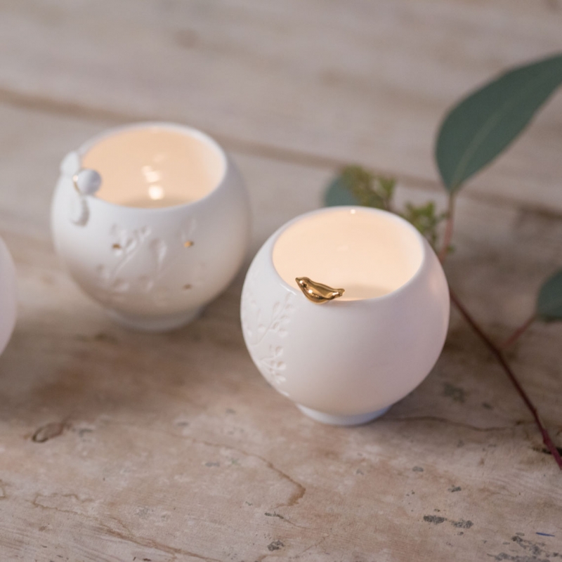 Raeder - Porcelain stories. Πορσελάνινο Ποτηράκι Για Ρεσώ Goldenbird