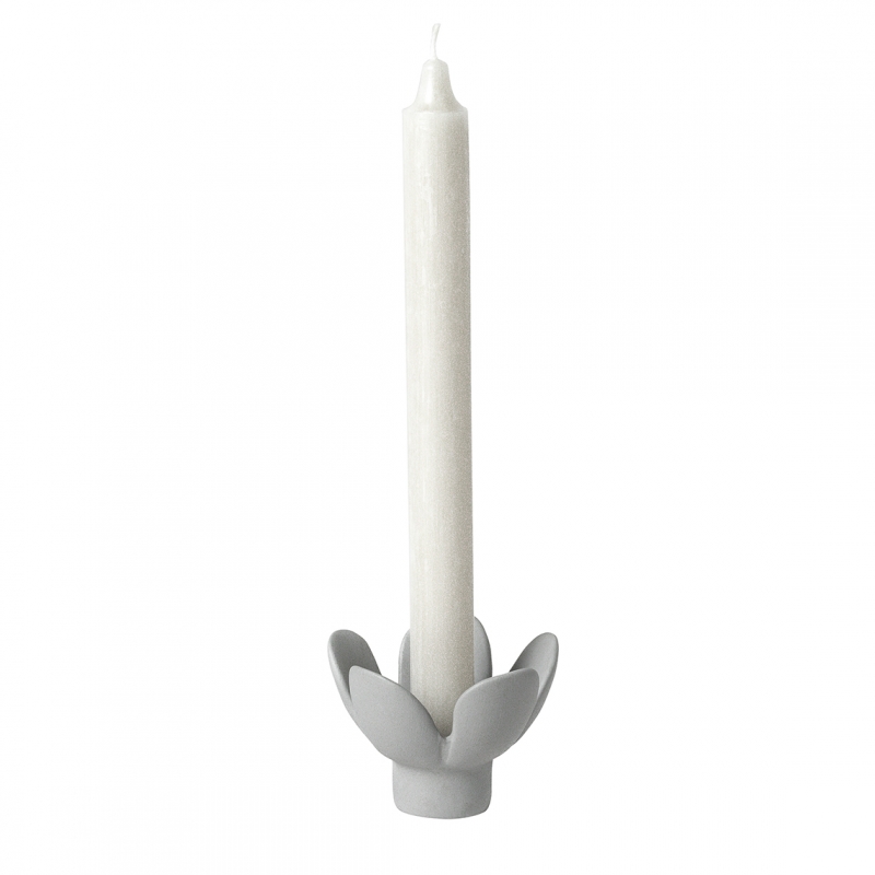 Raeder - Softone. Κεραμική Βάση Για Κερί Flower Grey Raeder - Softone. Κεραμική Βάση Για Κερί Flower Grey