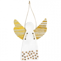 Raeder - Πορσελάνινο Αγγελάκι Dots Gold Mini