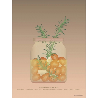 Vissevasse - Αφίσα 30x40cm Oven Baked Tomatoes