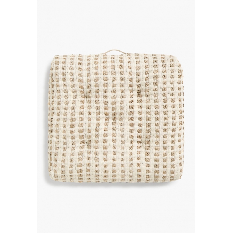 Calma House - Μαξιλάρα Δαπέδου Fiesta Ecru 60x60cm Calma House - Μαξιλάρα Δαπέδου Fiesta Ecru 60x60cm
