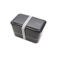 Takenaka - Bento Bite Box Dual Black Pepper Από Ανακυκλωμένο PET 17,2 x 10,9 x 10,6 cm Takenaka - Bento Bite Box Dual Black Pepper Από Ανακυκλωμένο PET 17,2 x 10,9 x 10,6 cm