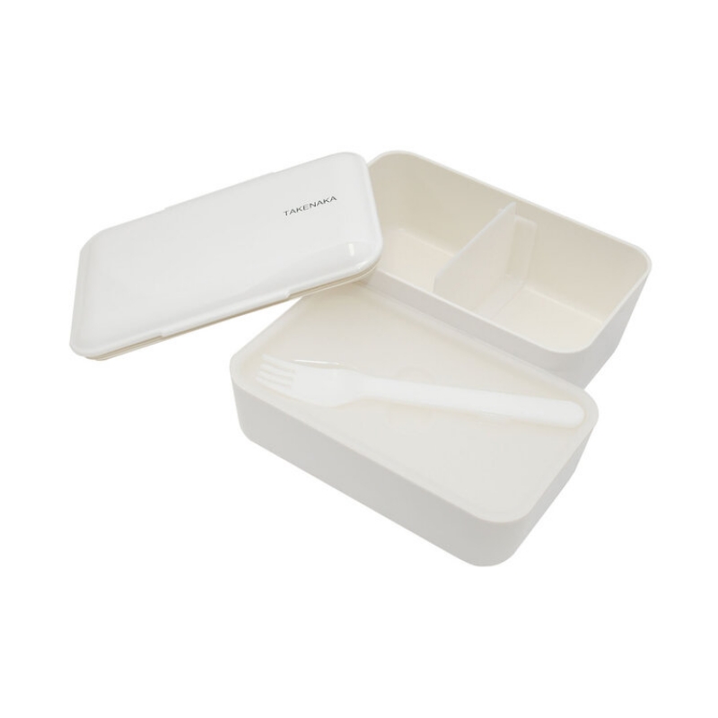 Takenaka - Bento Bite Box Dual White Από Ανακυκλωμένο PET 17,2 x 10,9 x 10,6cm Takenaka - Bento Bite Box Dual White Από Ανακυκλωμένο PET 17,2 x 10,9 x 10,6cm