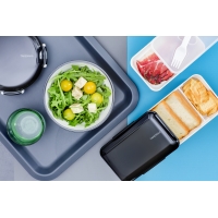 Takenaka - Bento Bite Box Dual Black Pepper Από Ανακυκλωμένο PET 17,2 x 10,9 x 10,6 cm Takenaka - Bento Bite Box Dual Black Pepper Από Ανακυκλωμένο PET 17,2 x 10,9 x 10,6 cm