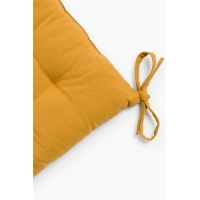 Calma House - Τετράγωνο Μαξιλάρι Καρέκλας Gavema Mustard 40x40cm