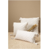 Calma House - Μαξιλαροθήκη Royal White 45x45cm