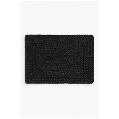 Calma House - Σουπλά Jute Ural Black 35x50cm