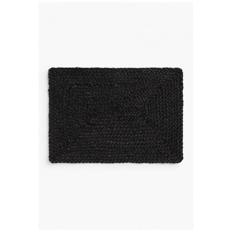 Calma House - Σουπλά Jute Ural Black 35x50cm Calma House - Σουπλά Jute Ural Black 35x50cm