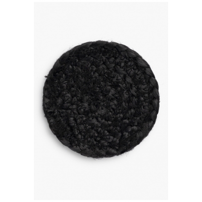 Calma House - Σετ 4 Σουβέρ Jute Ural Black 10cm