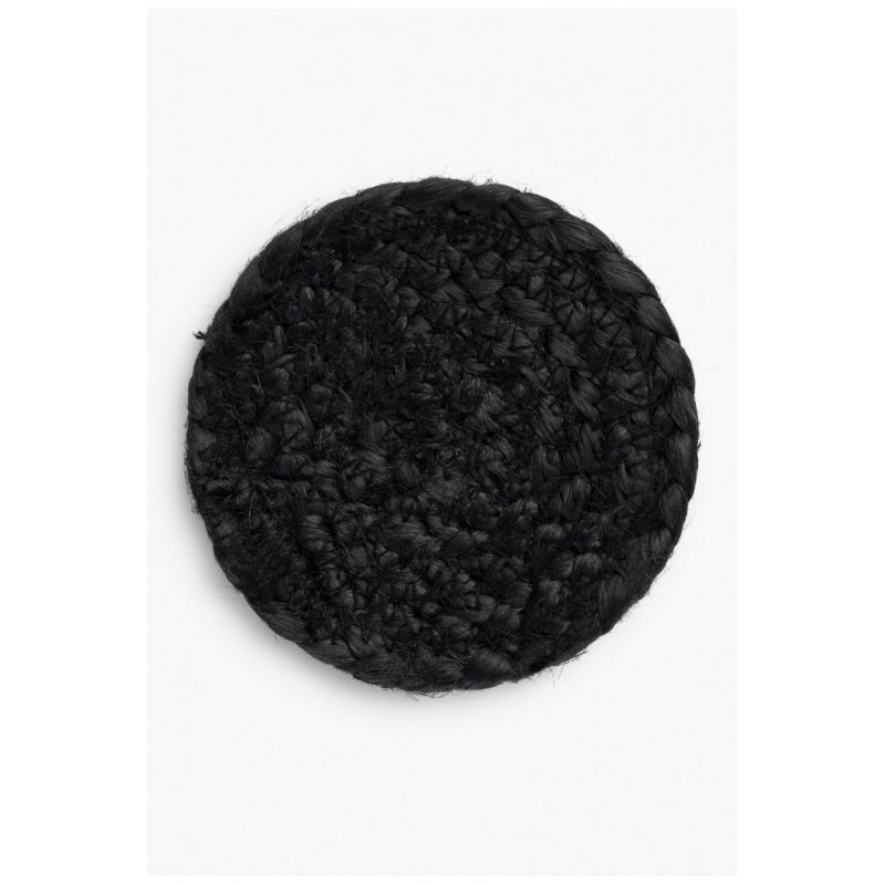 Calma House - Σετ 4 Σουβέρ Jute Ural Black 10cm