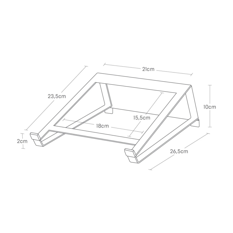 Yamazaki - Βάση Στήριξης Tablet / Laptop Διπλής Θέσης Tower WH Yamazaki - Βάση Στήριξης Tablet / Laptop Διπλής Θέσης Tower WH