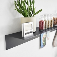 Yamazaki - Επιτοίχιο Ράφι Με Μαγνητική Επιφάνεια 90cm Tower BK