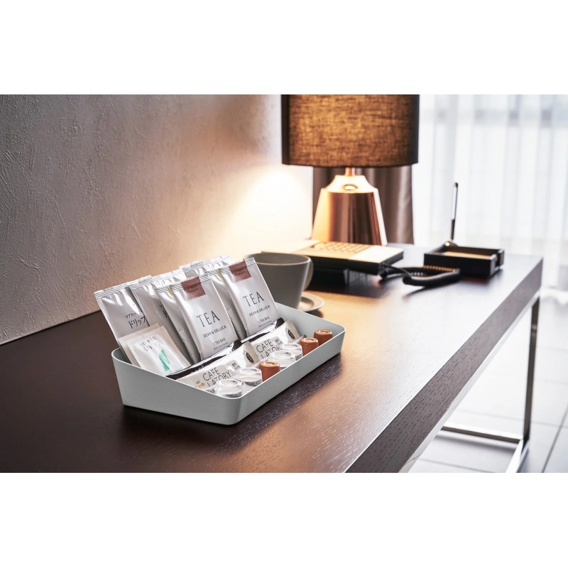 Yamazaki - Tower. Amenity Tray Wide WH Large Yamazaki - Tower. Amenity Tray Wide WH Large