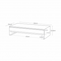 Yamazaki - Tower. Βάση Για Monitor Με Συρτάρι WH Yamazaki - Tower. Βάση Για Monitor Με Συρτάρι WH