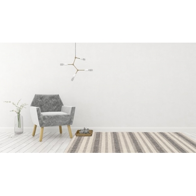 ΧΑΛΙ ETHNIK  8223D GREY-ECRU - 200X285  NewPlan