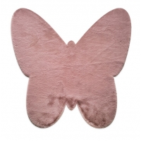 ΧΑΛΙ PUFFY JM7 DARK PINK BUTTERFLY ANTISLIP - 120X120B NewPlan ΧΑΛΙ PUFFY JM7 DARK PINK BUTTERFLY ANTISLIP - 120X120B NewPlan