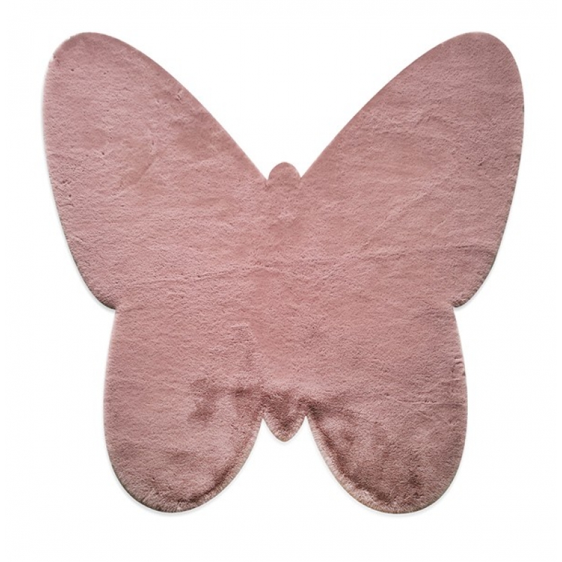 ΧΑΛΙ PUFFY JM7 DARK PINK BUTTERFLY ANTISLIP - 120X120B NewPlan ΧΑΛΙ PUFFY JM7 DARK PINK BUTTERFLY ANTISLIP - 120X120B NewPlan