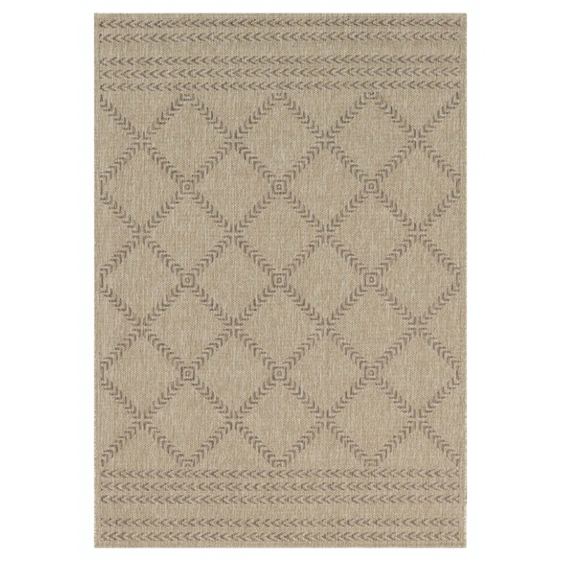 ΧΑΛΙ ETHNIK  2012C BROWN/CARAMEL BEIGE - 070X140  NewPlan