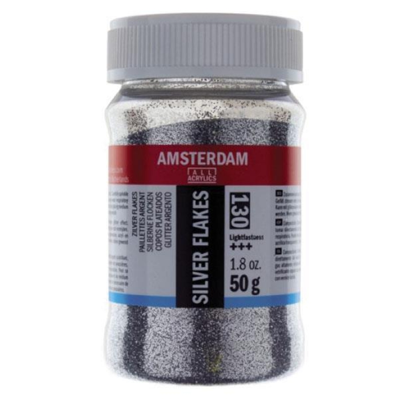 Talens amsterdam νιφάδες ασημί 50γρ. (130) Talens amsterdam νιφάδες ασημί 50γρ. (130)