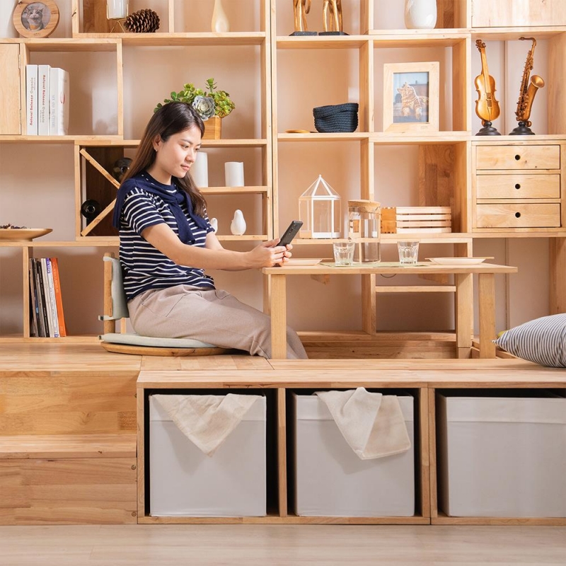 Ξύλινο παγκάκι με 2 θέσεις αποθήκευσης Nextdeco Natural Υ39x40x80εκ. Ξύλινο παγκάκι με 2 θέσεις αποθήκευσης Nextdeco Natural Υ39x40x80εκ.