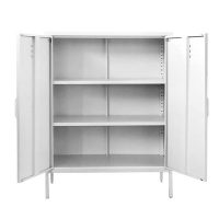 Ντουλάπα μεταλλική Nextdeco δίφυλλη λευκή Υ102x80x40εκ. Ντουλάπα μεταλλική Nextdeco δίφυλλη λευκή Υ102x80x40εκ.